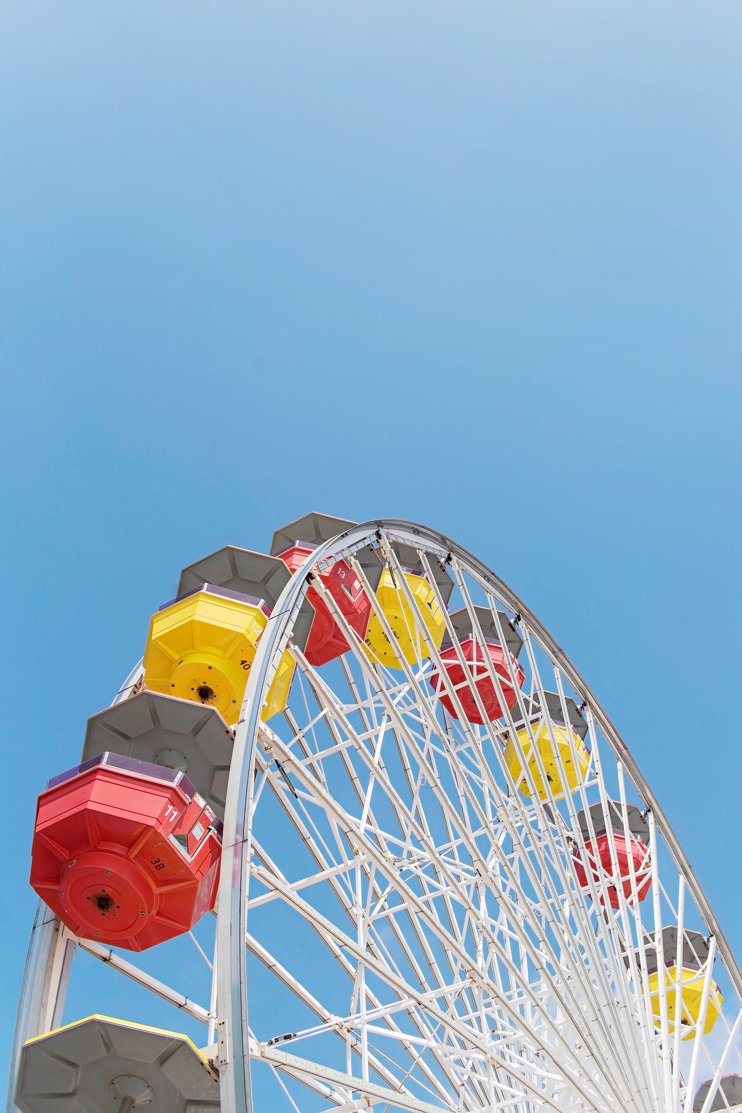 Ferris Wheel Print | Santa Monica Canvas | 17 Mile