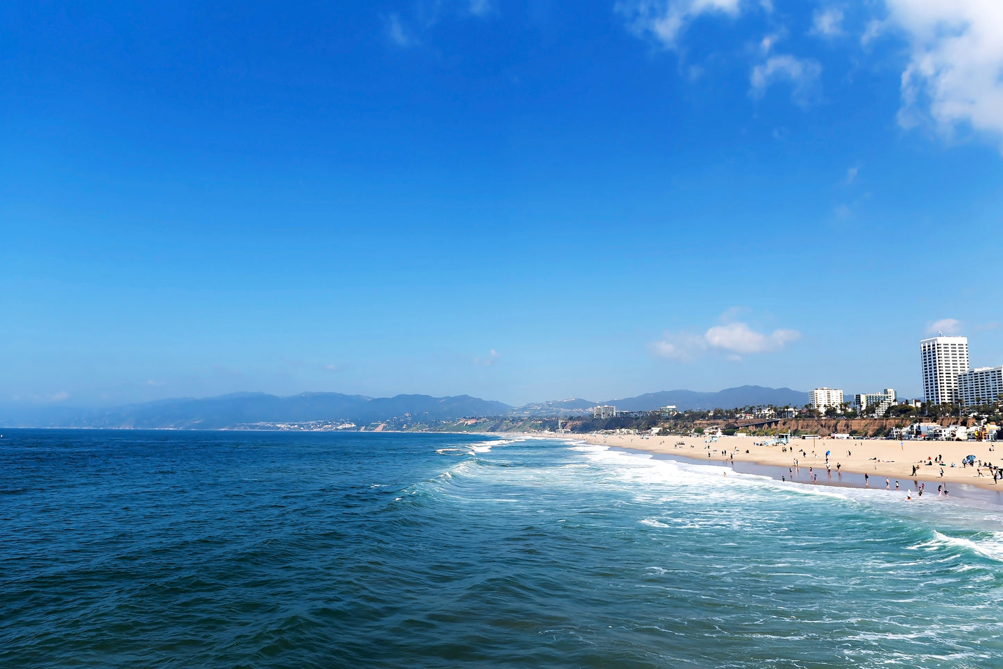 Beach Wall Art | Santa Monica Print | 17 Mile