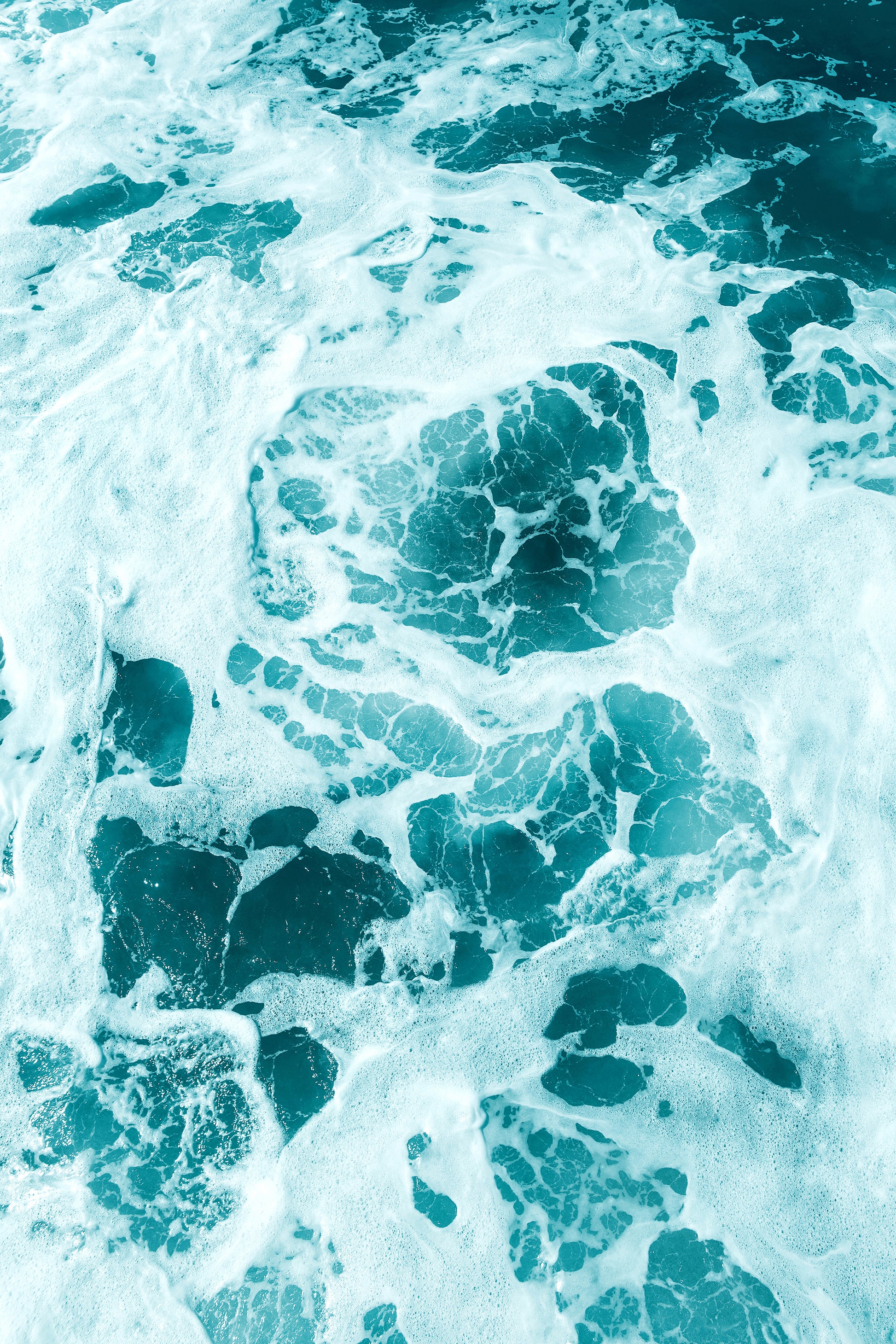 Turquoise Wave Canvas | Turquoise Ocean Wall Art | 17 Mile