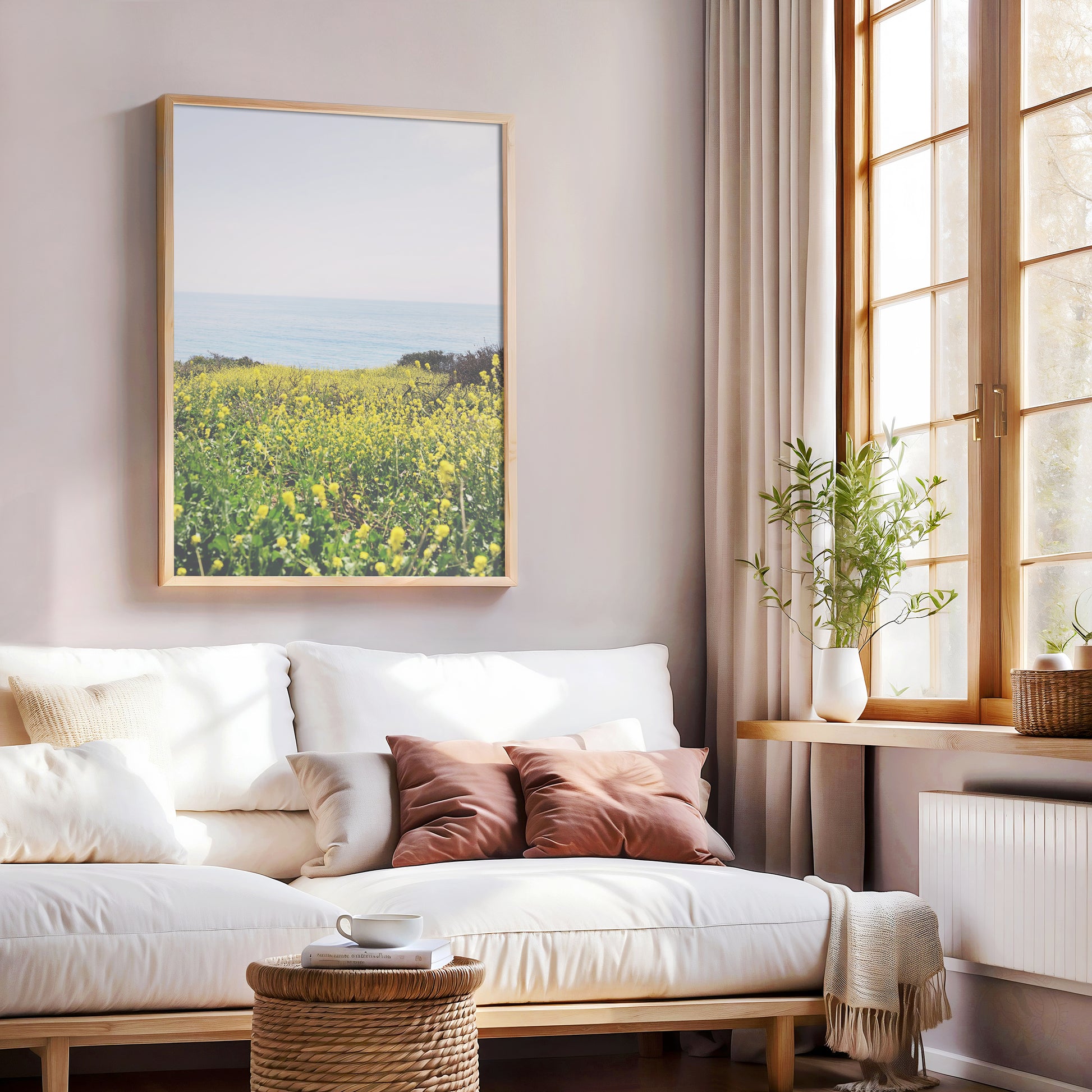 Coastal Wildflowers Print | Coastal Wildflowers Canvas | 17 Mile