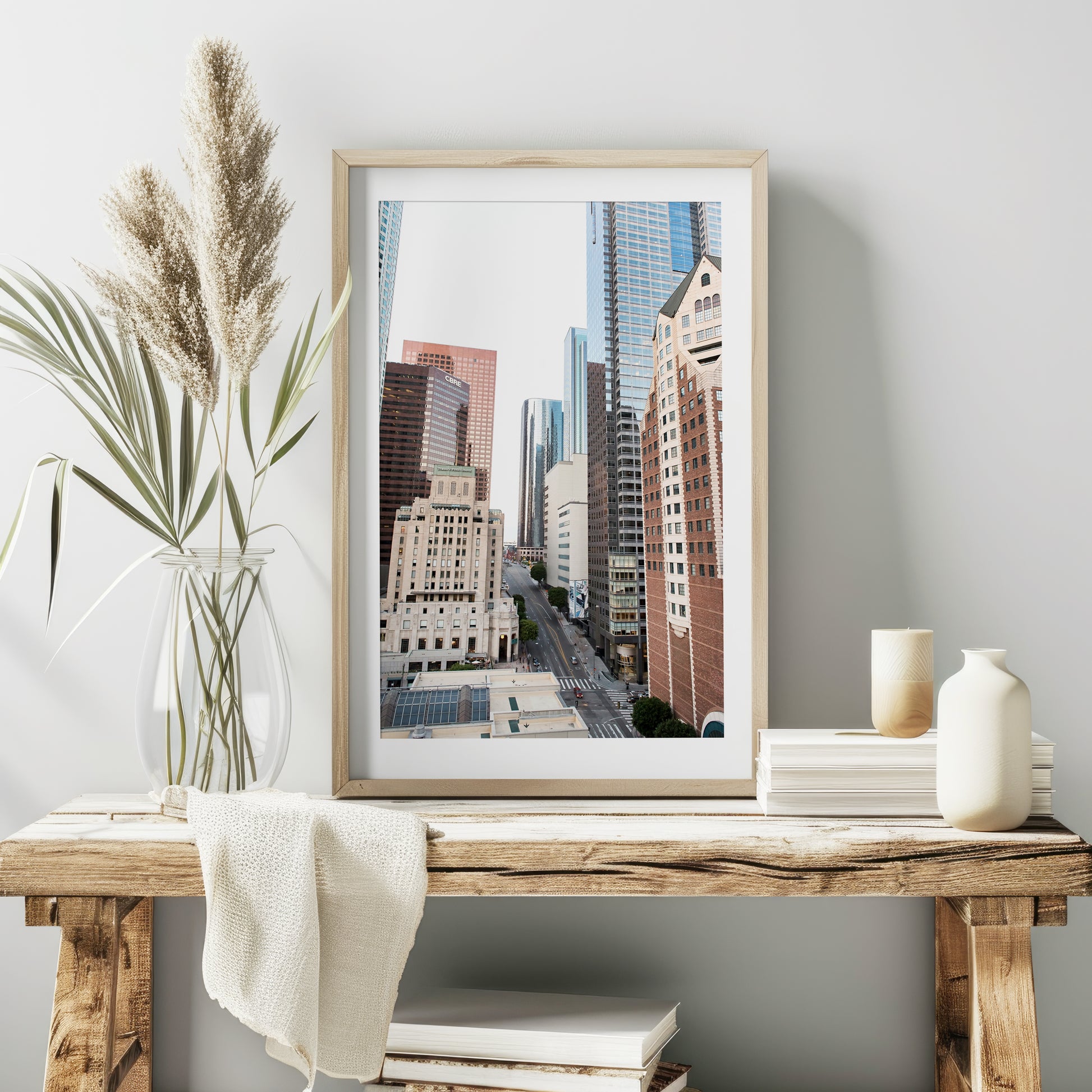 Downtown LA Print | Los Angeles Canvas | 17 Mile