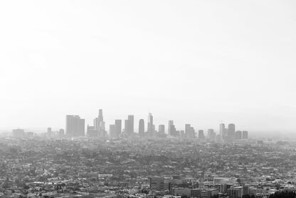 Black and White Wall Art | Downtown LA Print | 17 Mile