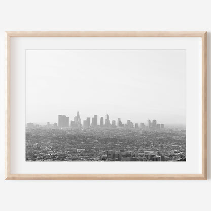 Black and White Wall Art | Downtown LA Print | 17 Mile