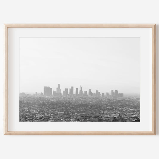 Black and White Wall Art | Downtown LA Print | 17 Mile