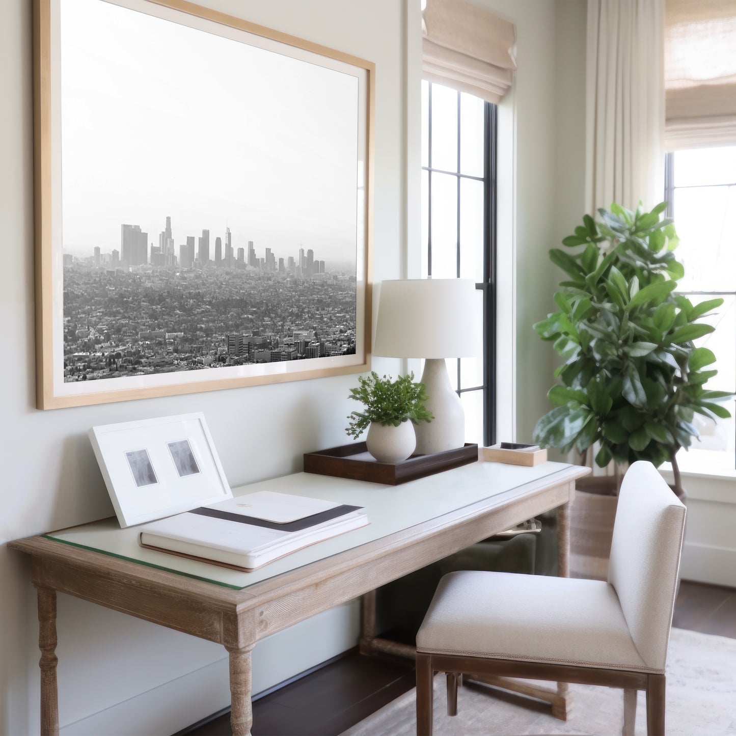 Black and White Wall Art | Downtown LA Print | 17 Mile