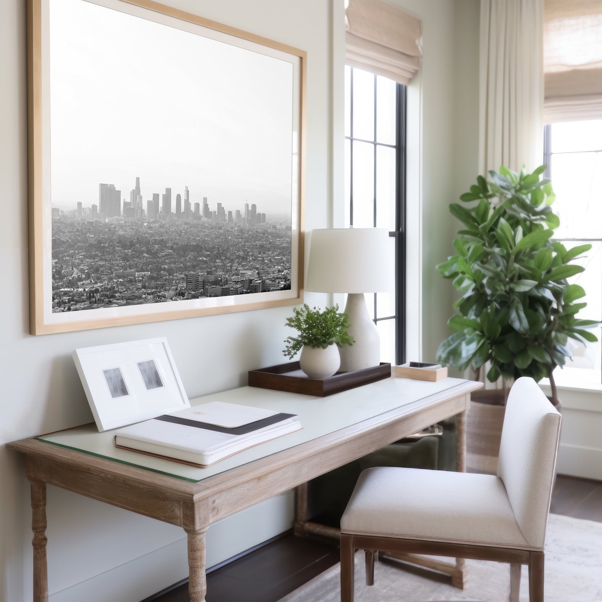 Black and White Wall Art | Downtown LA Print | 17 Mile