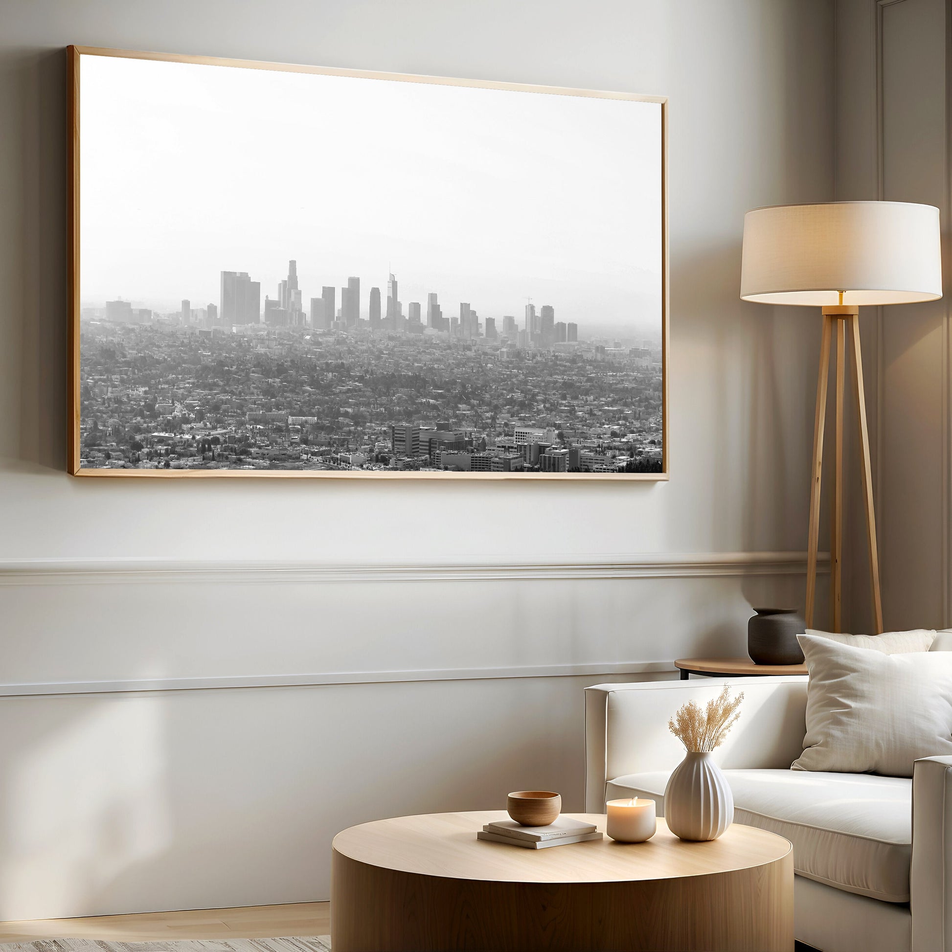 Black and White Wall Art | Downtown LA Print | 17 Mile