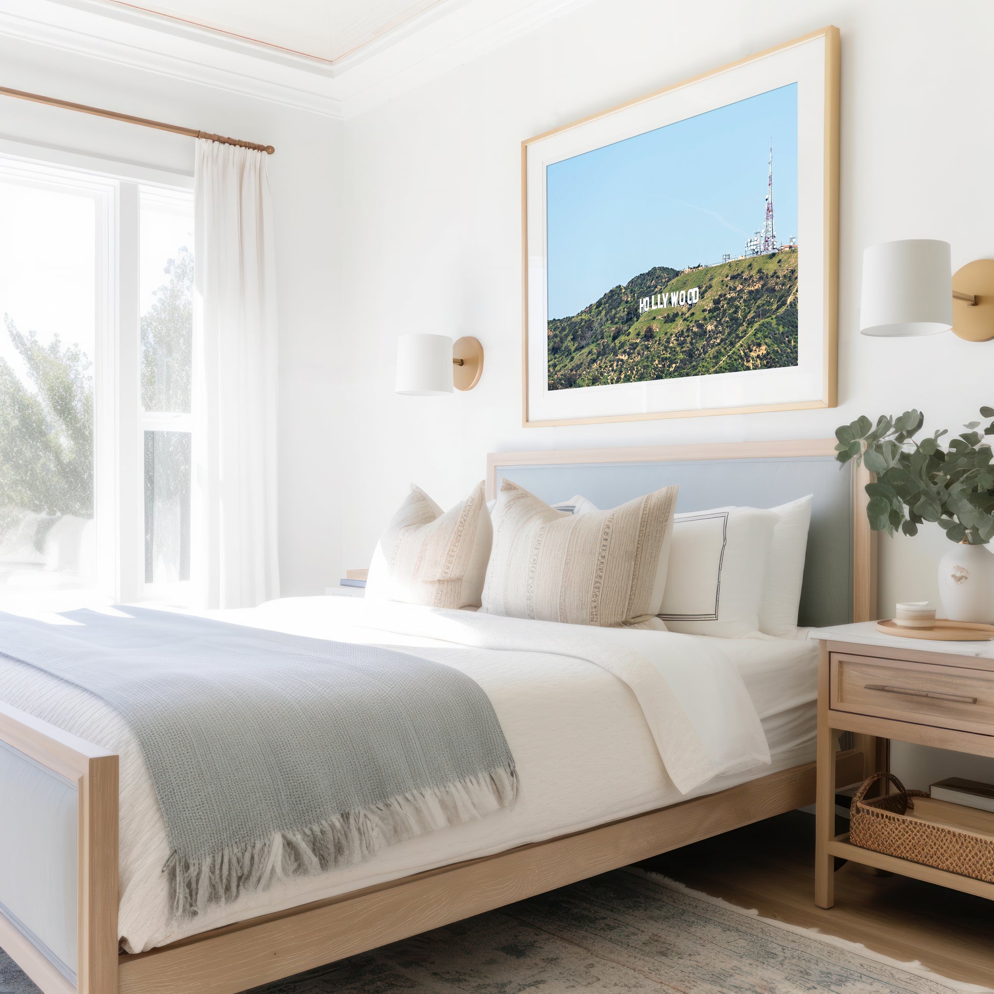 Hollywood Sign Print | Hollywood Sign Canvas | 17 Mile