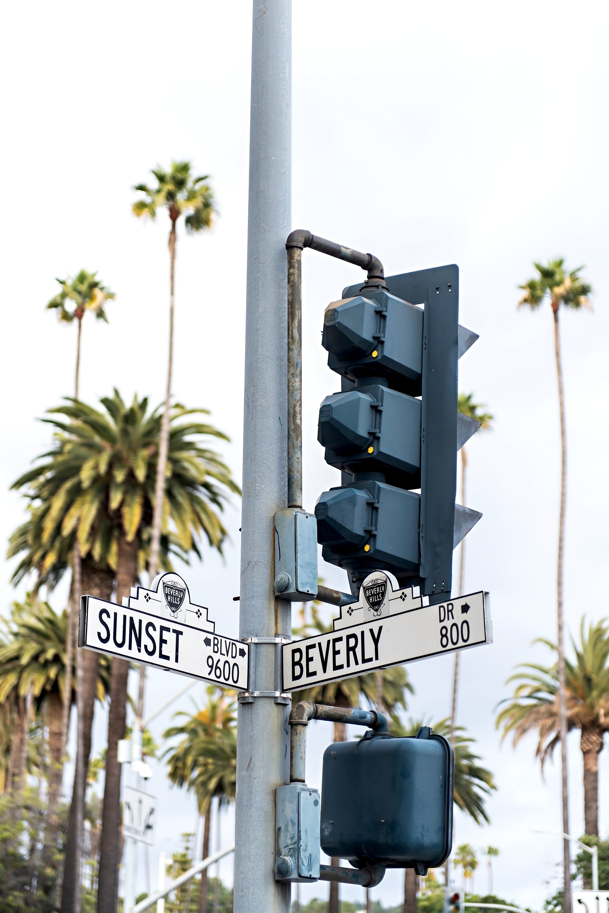 Sunset Boulevard Sign Canvas |  Sunset Boulevard Sign Print | 17 Mile
