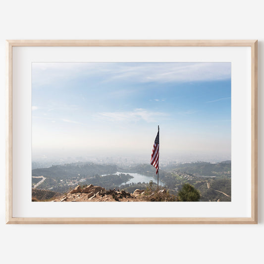 LA Flag Canvas | California Flag Print | 17 Mile