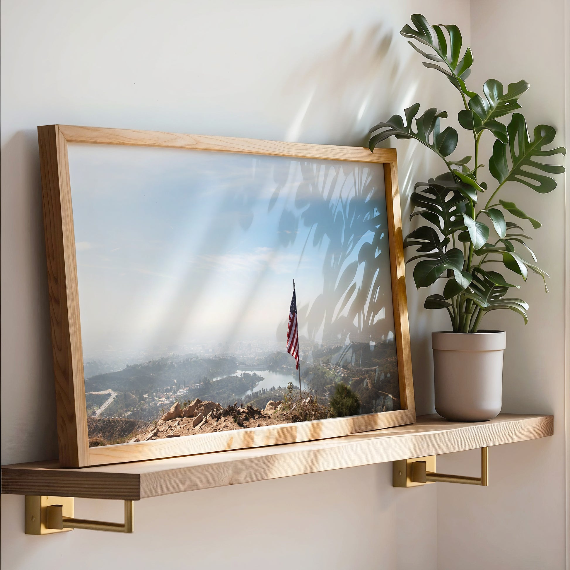 LA Flag Canvas | California Flag Print | 17 Mile