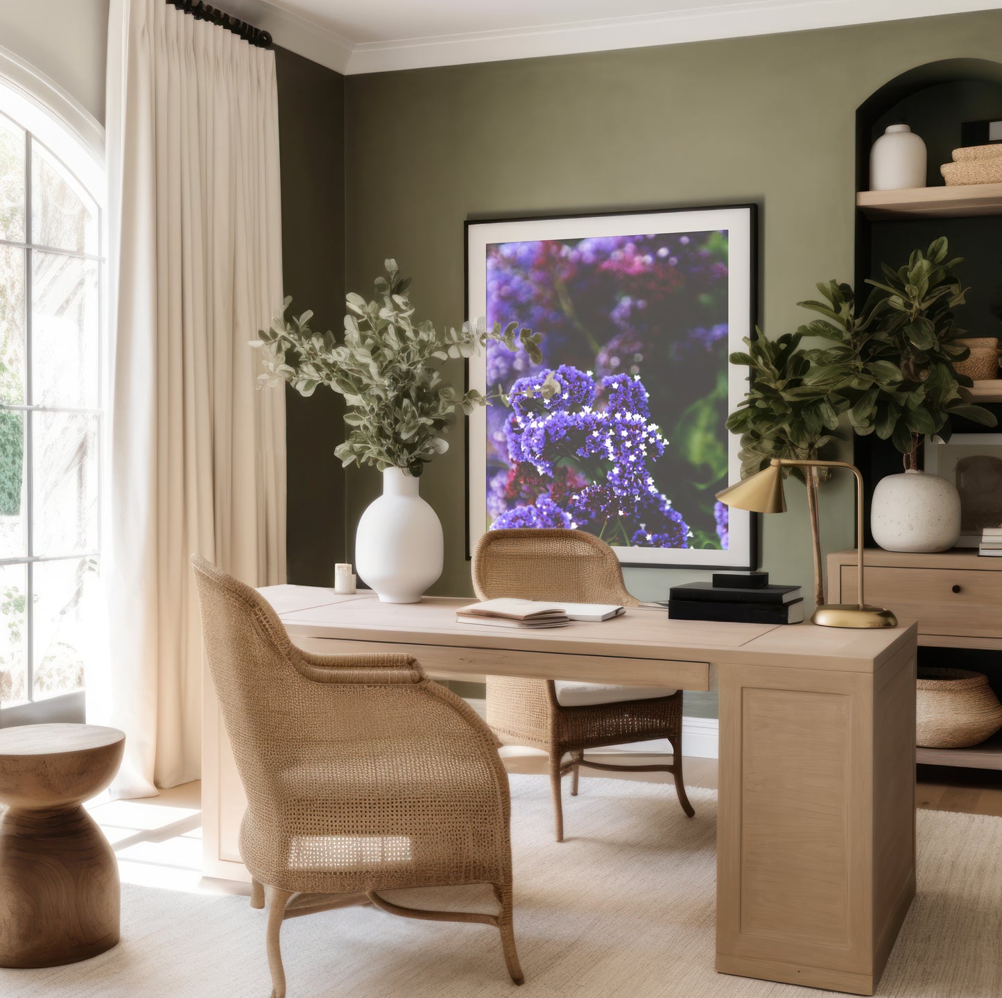 Purple Wildflower Print | Purple Wildflower Canvas | 17 Mile