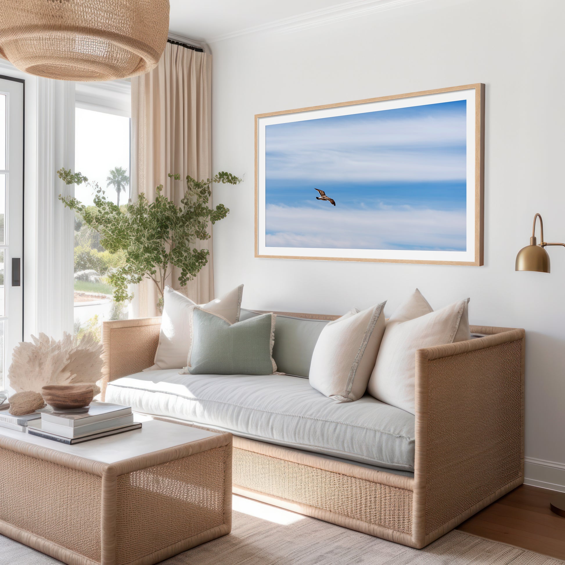 Flying Bird Print | Bird Wall Decor | 17 Mile