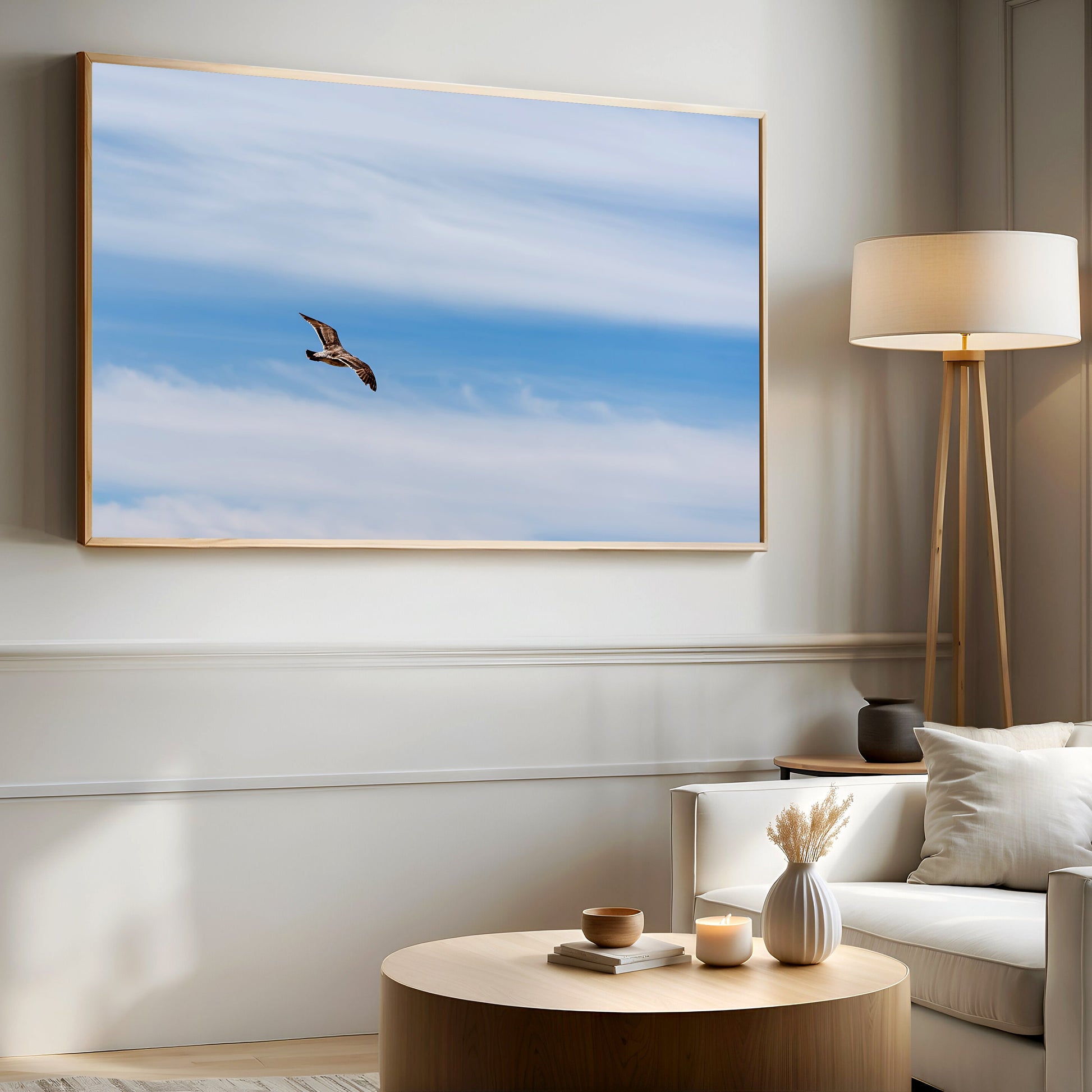 Flying Bird Print | Bird Wall Decor | 17 Mile
