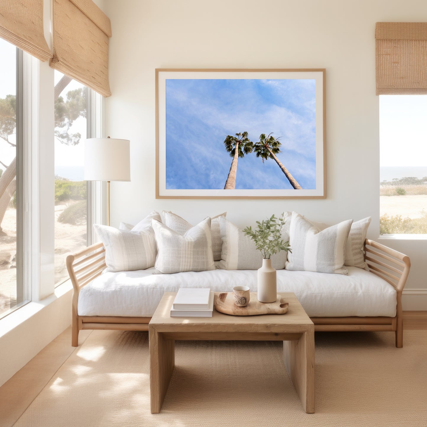 Twin Palm Tree Print | Best Wall Decor | 17 Mile