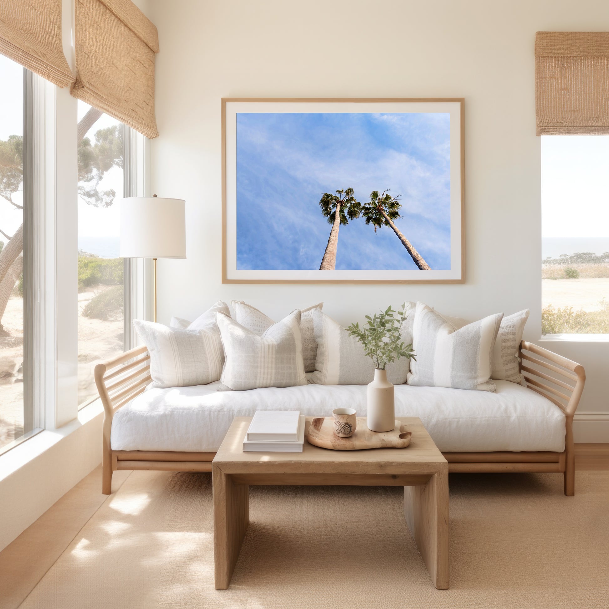 Twin Palm Tree Print | Best Wall Decor | 17 Mile