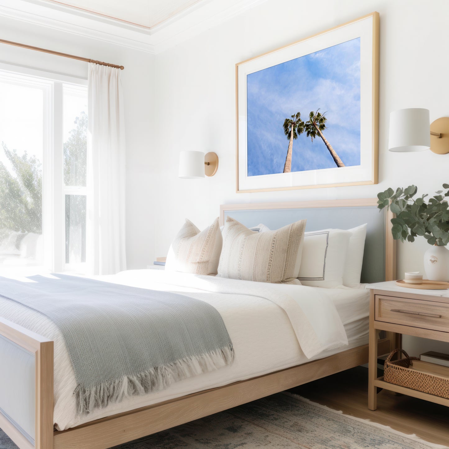 Twin Palm Tree Print | Best Wall Decor | 17 Mile