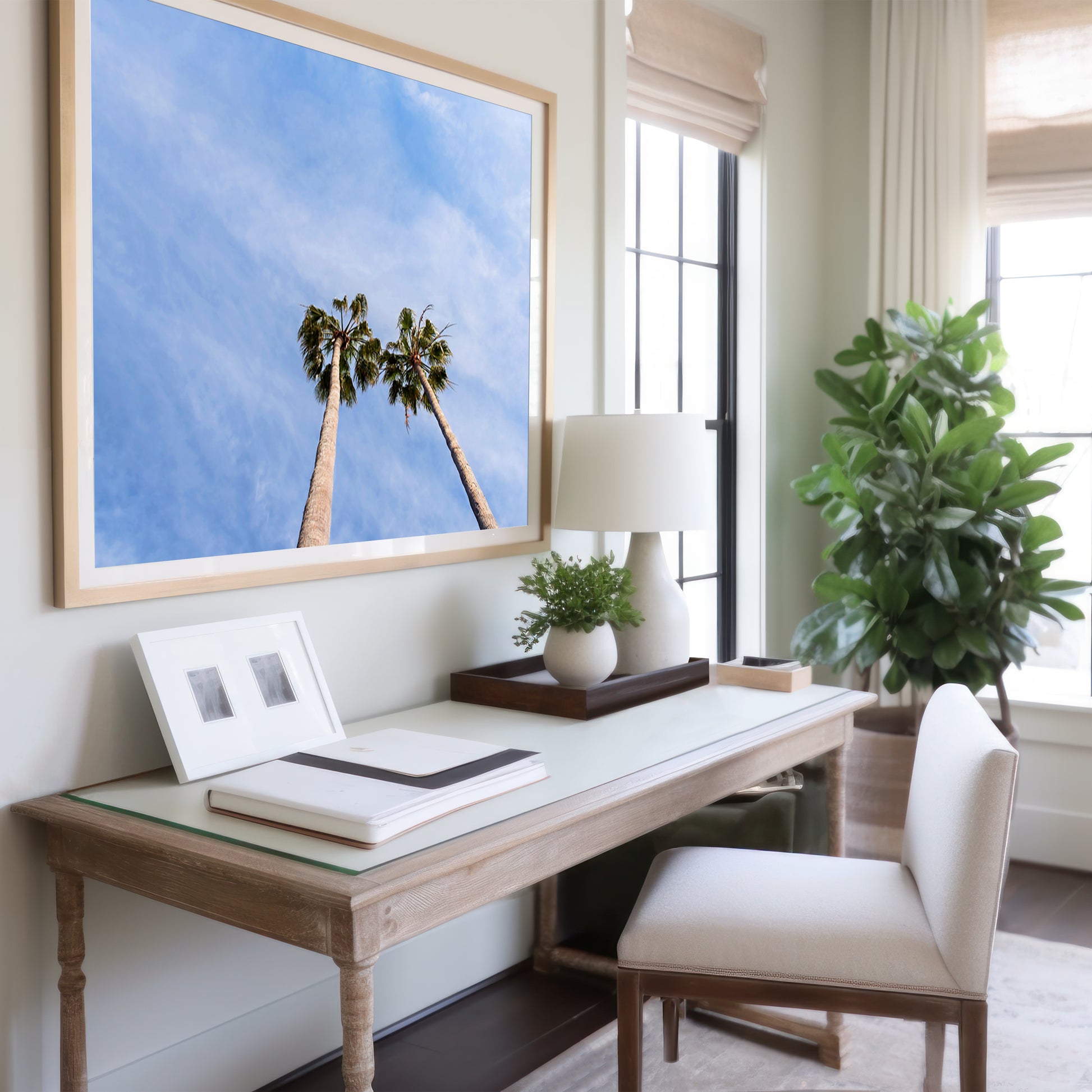 Twin Palm Tree Print | Best Wall Decor | 17 Mile