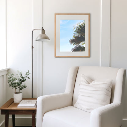 Newport Beach Canvas | Palm Leaves Print | 17 Mile
