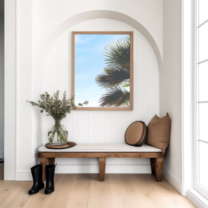 Newport Beach Canvas | Palm Leaves Print | 17 Mile