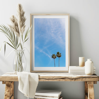 Beach Palm Canvas | Palm Tree Print | 17 Mile