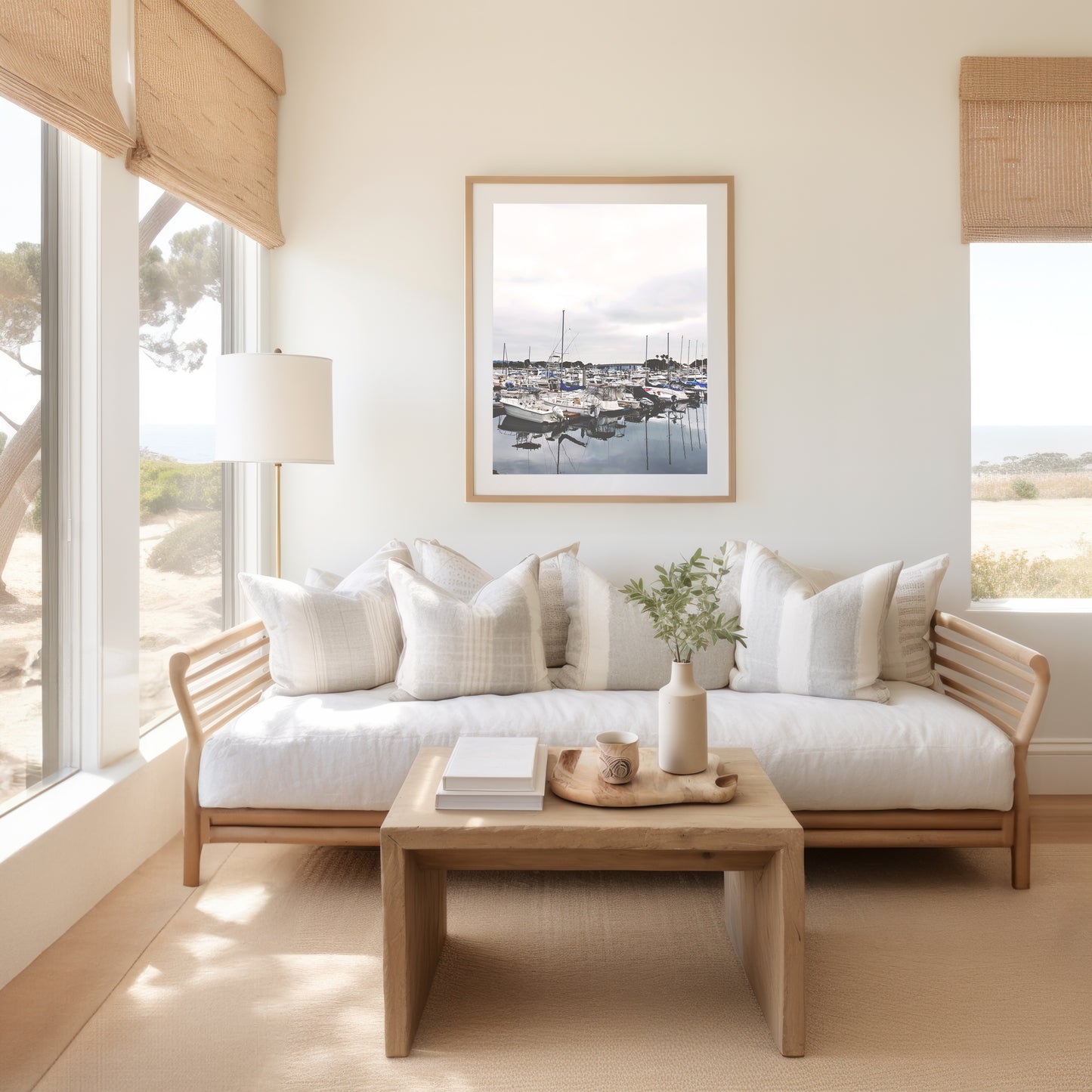 Harbor Ocean Canvas | Harbor Ocean Print | 17 Mile