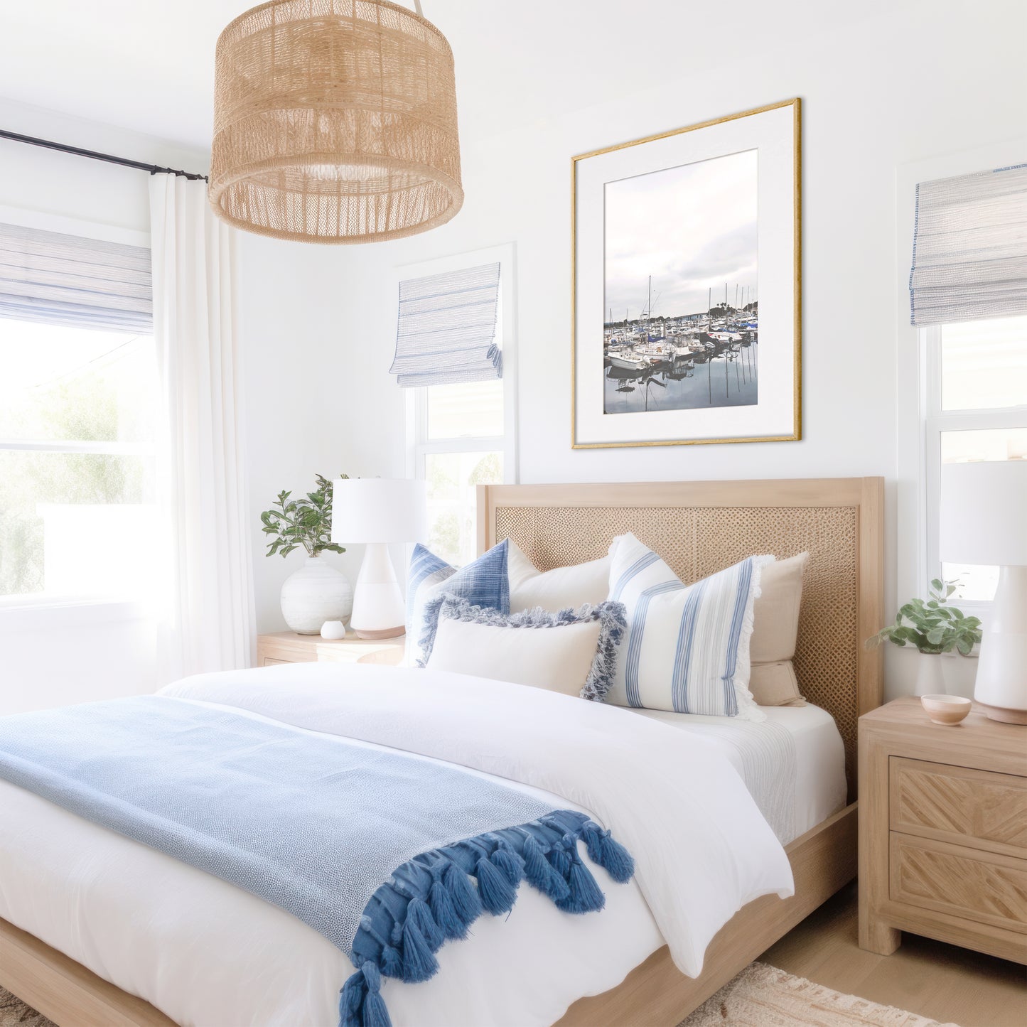 Harbor Ocean Canvas | Harbor Ocean Print | 17 Mile