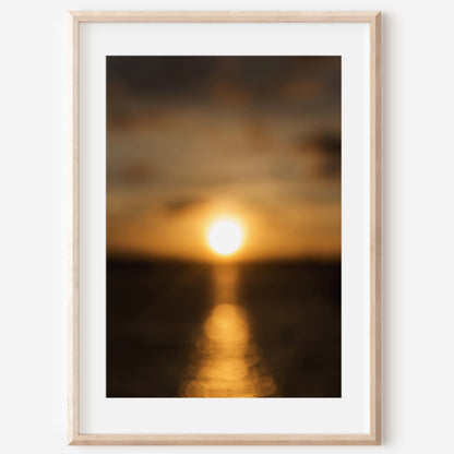 Ocean Sunset Wall Art | Ocean Sunset Canvas | 17 Mile
