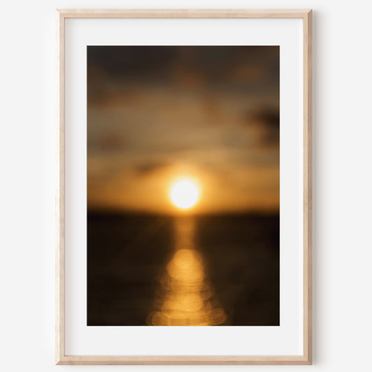 Ocean Sunset Wall Art | Ocean Sunset Canvas | 17 Mile