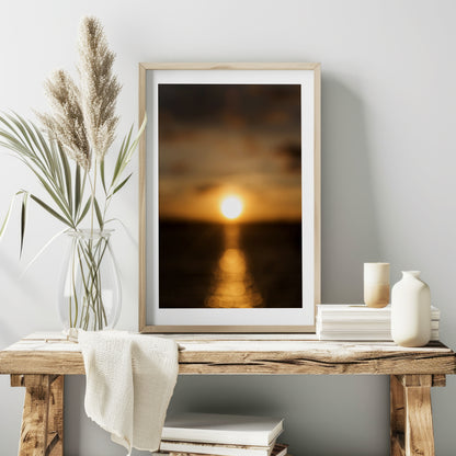 Ocean Sunset Wall Art | Ocean Sunset Canvas | 17 Mile