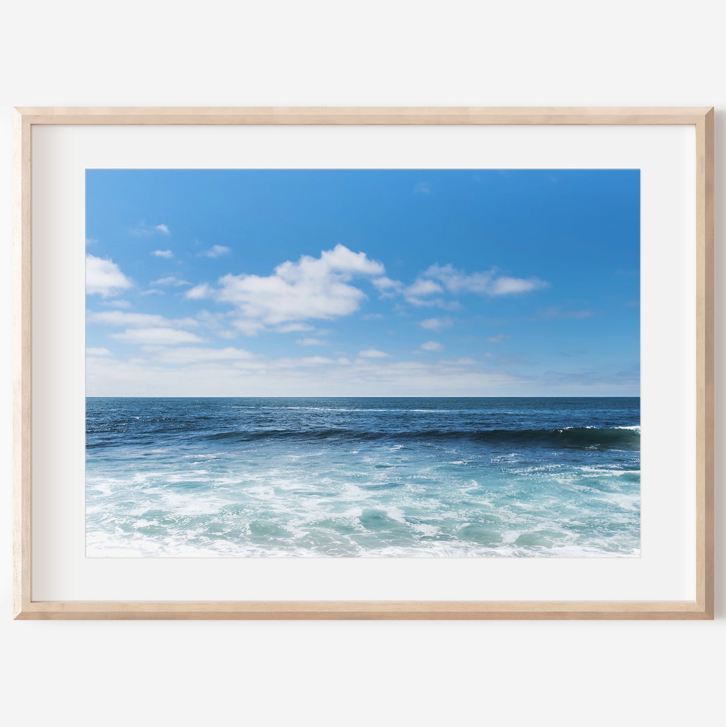 Blue Ocean Canvas | Blue Ocean Print | 17 Mile
