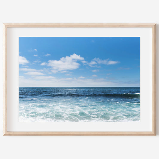 Blue Ocean Canvas | Blue Ocean Print | 17 Mile