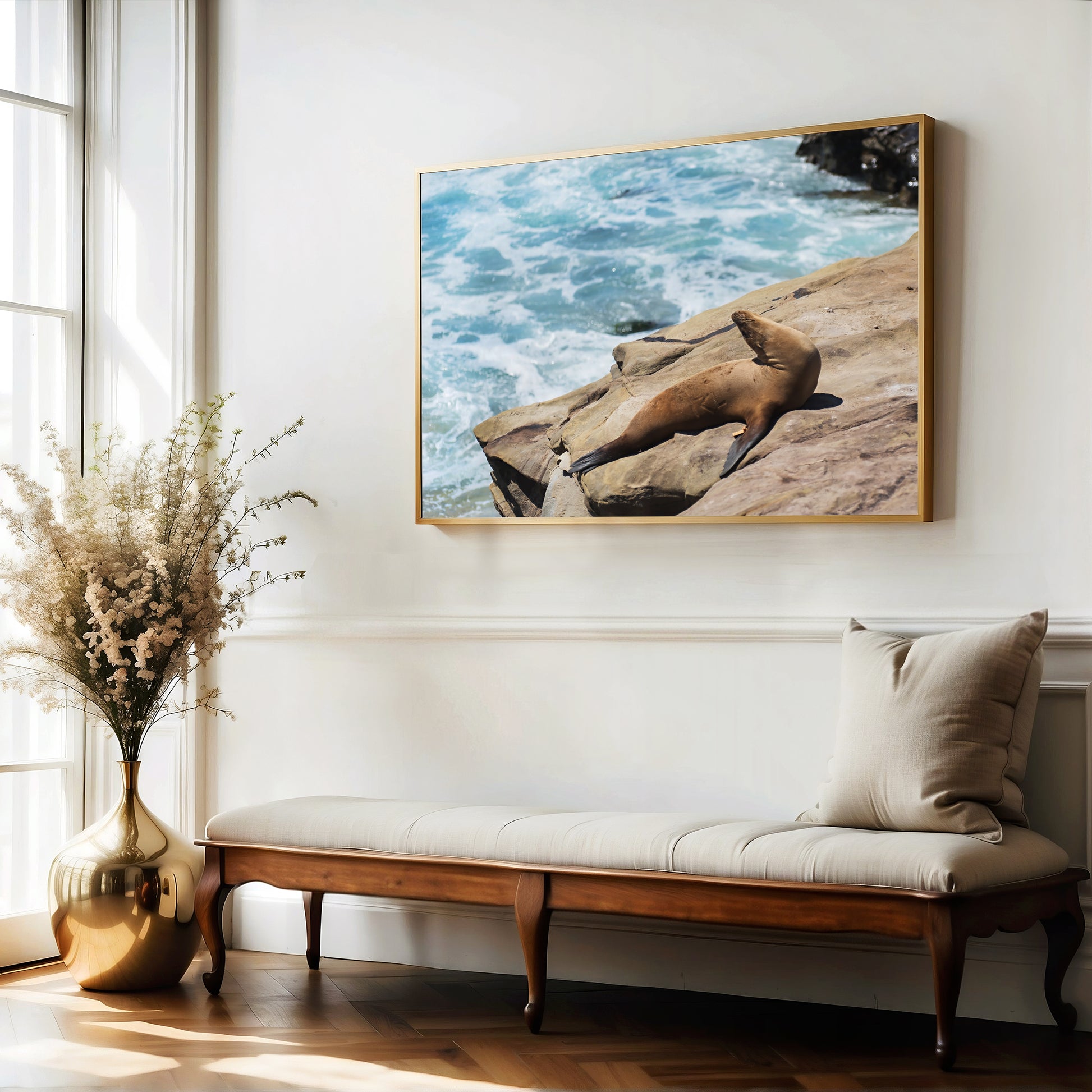 Sea Lion Print | Ocean Wildlife Poster | 17 Mile