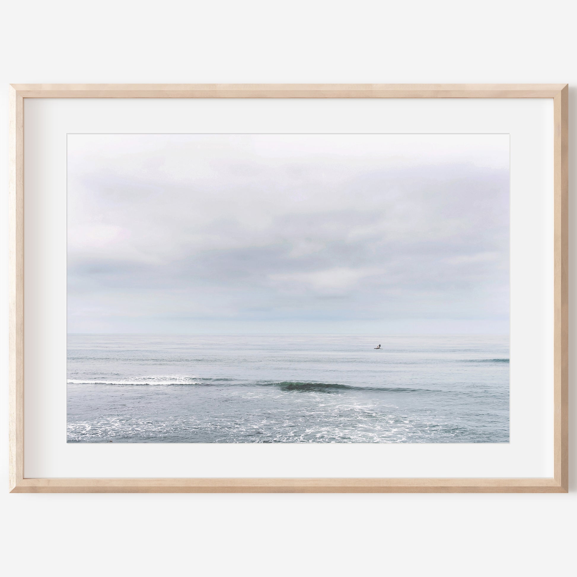 Coastal Ocean Print | San Diego Ocean Canvas | 17 Mile