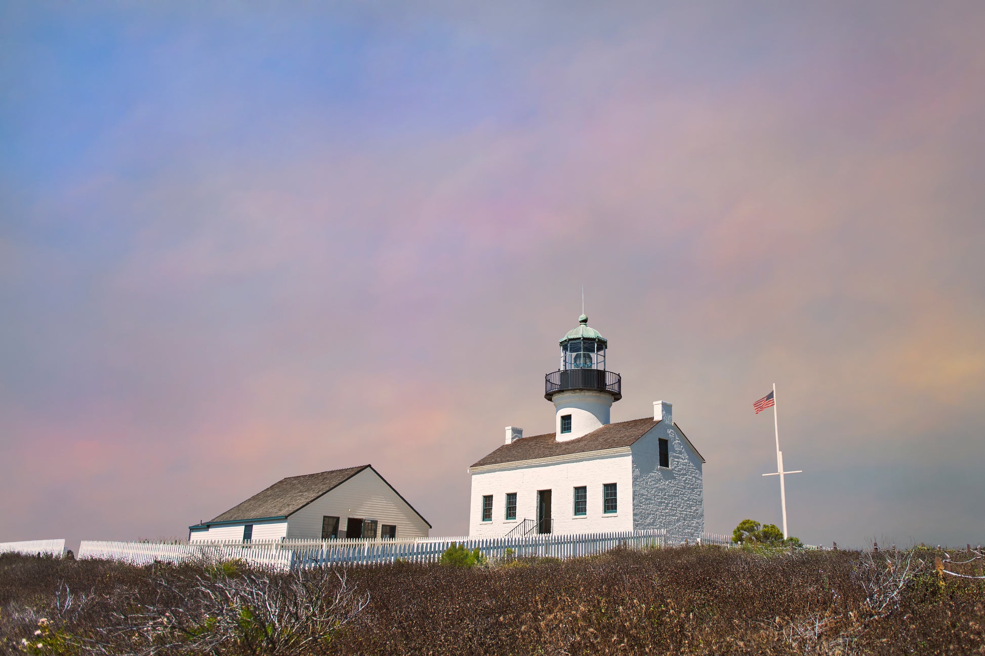 Point Loma Lighthouse Print | Point Loma Print | 17 Mile