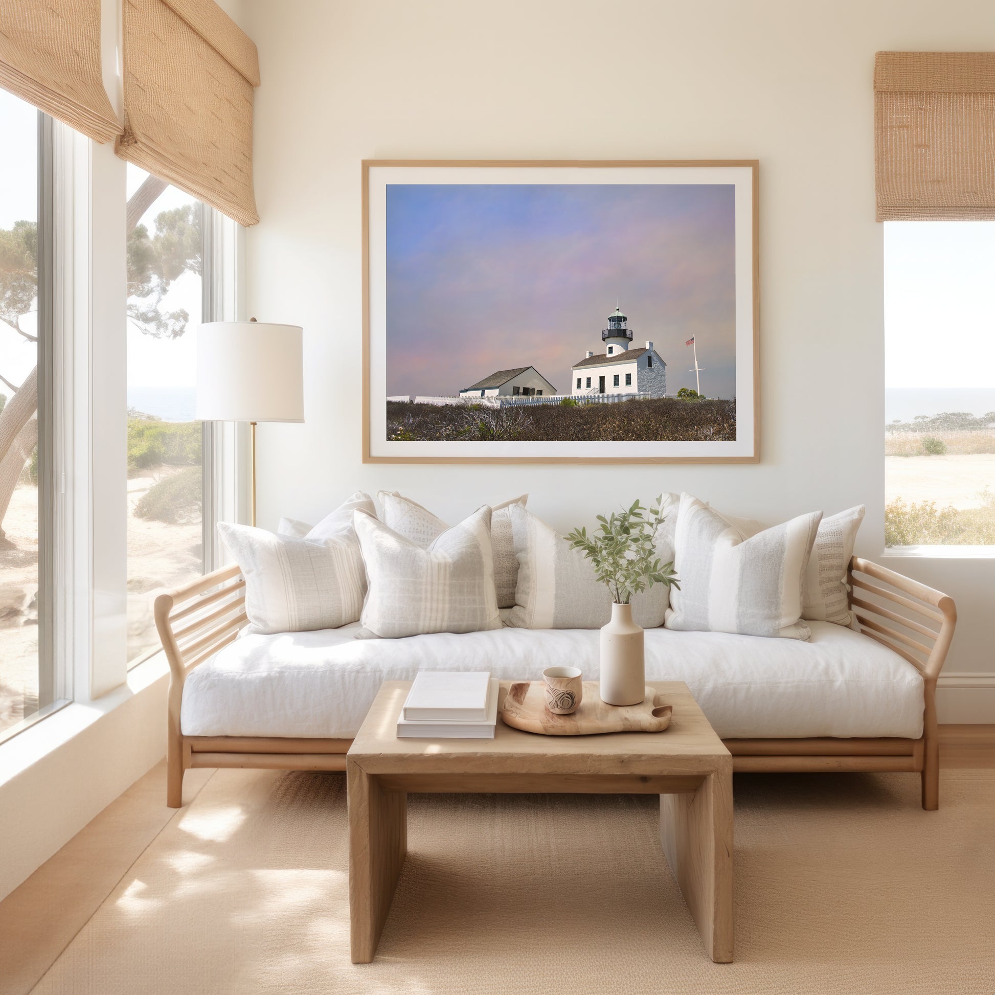 Point Loma Lighthouse Print | Point Loma Print | 17 Mile