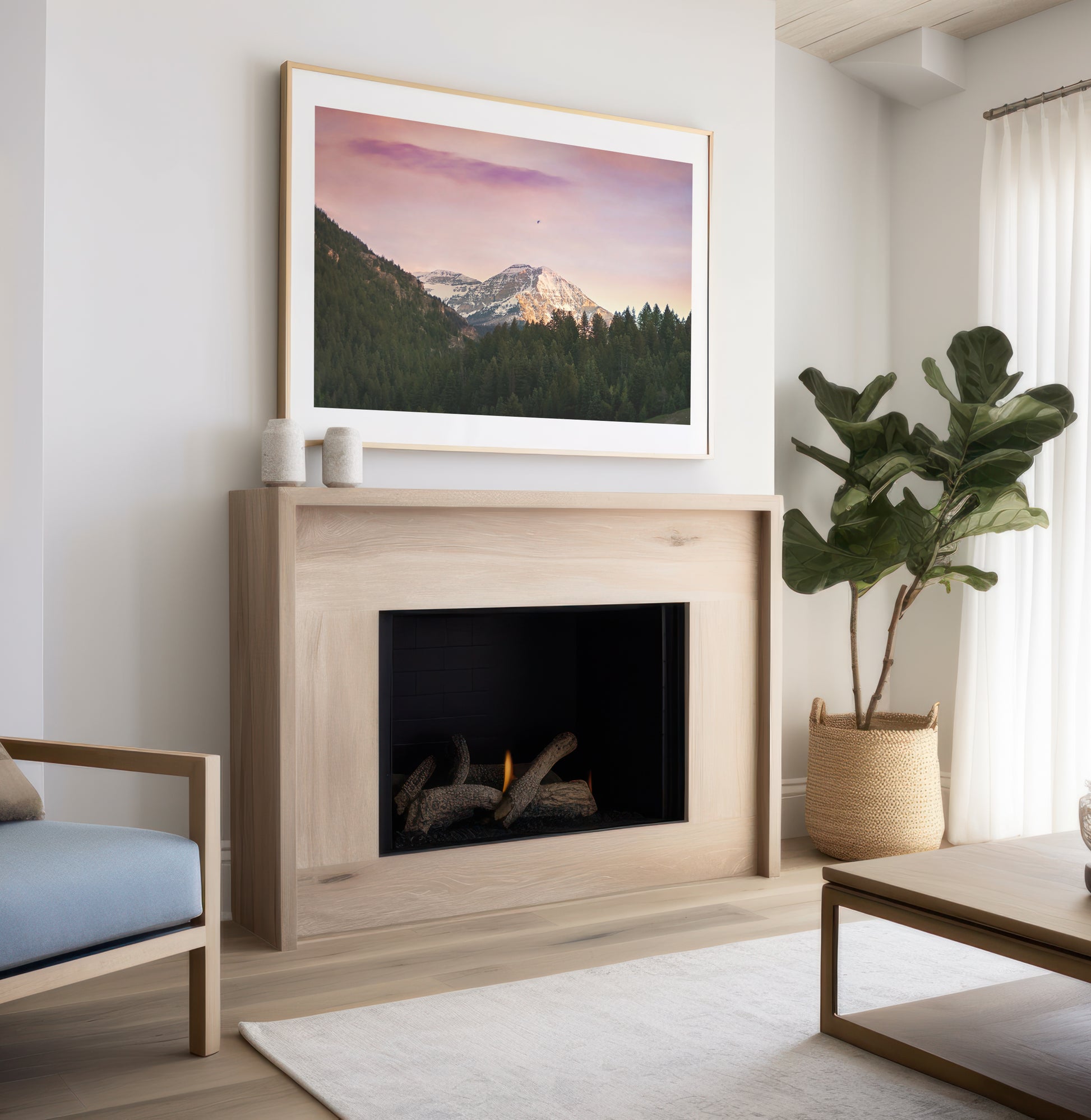 Mt. Timpanogos Mountain Canvas | Mt. Timpanogos Mountain Print | 17 Mile
