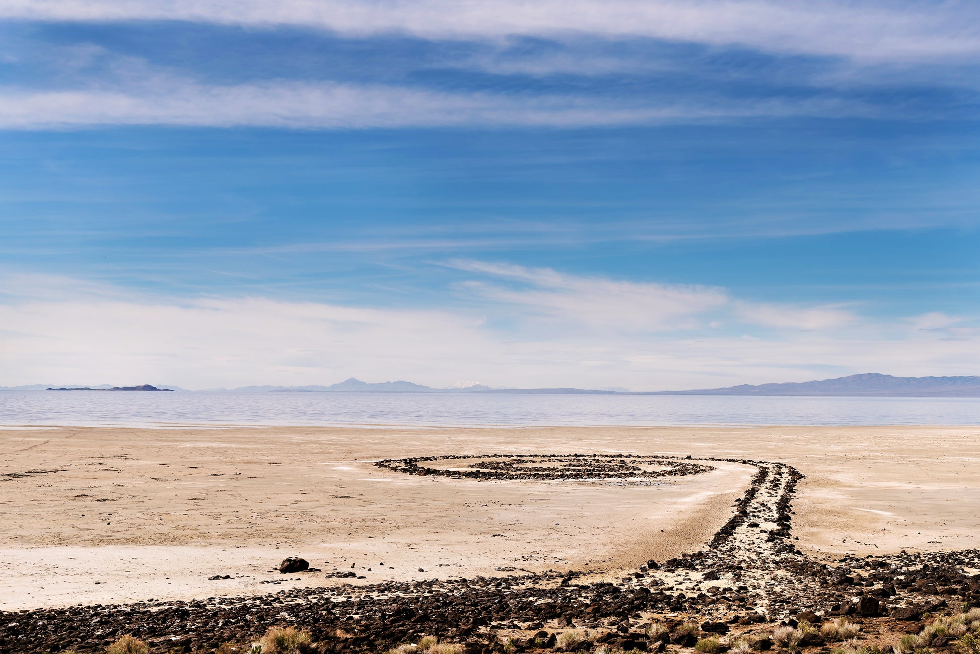 Spiral Jetty Canvas | Spiral Jetty Print | 17 Mile