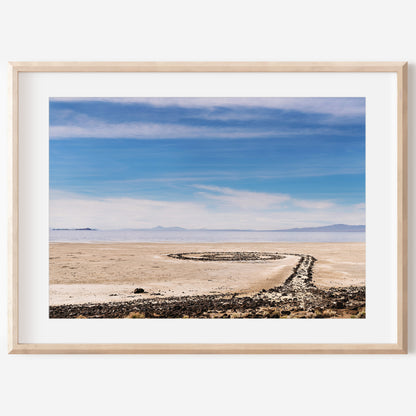 Spiral Jetty Canvas | Spiral Jetty Print | 17 Mile