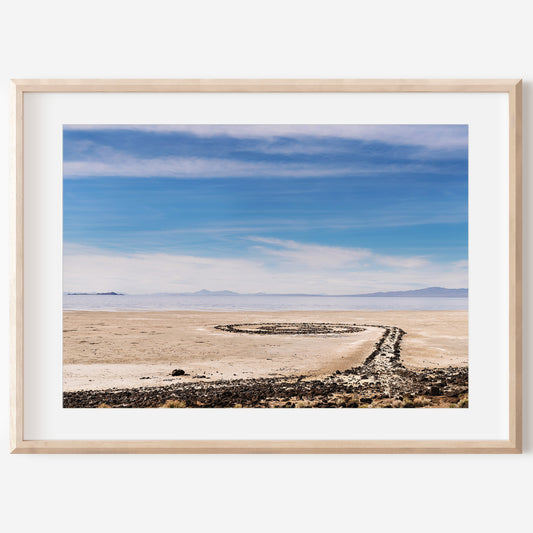 Spiral Jetty Canvas | Spiral Jetty Print | 17 Mile