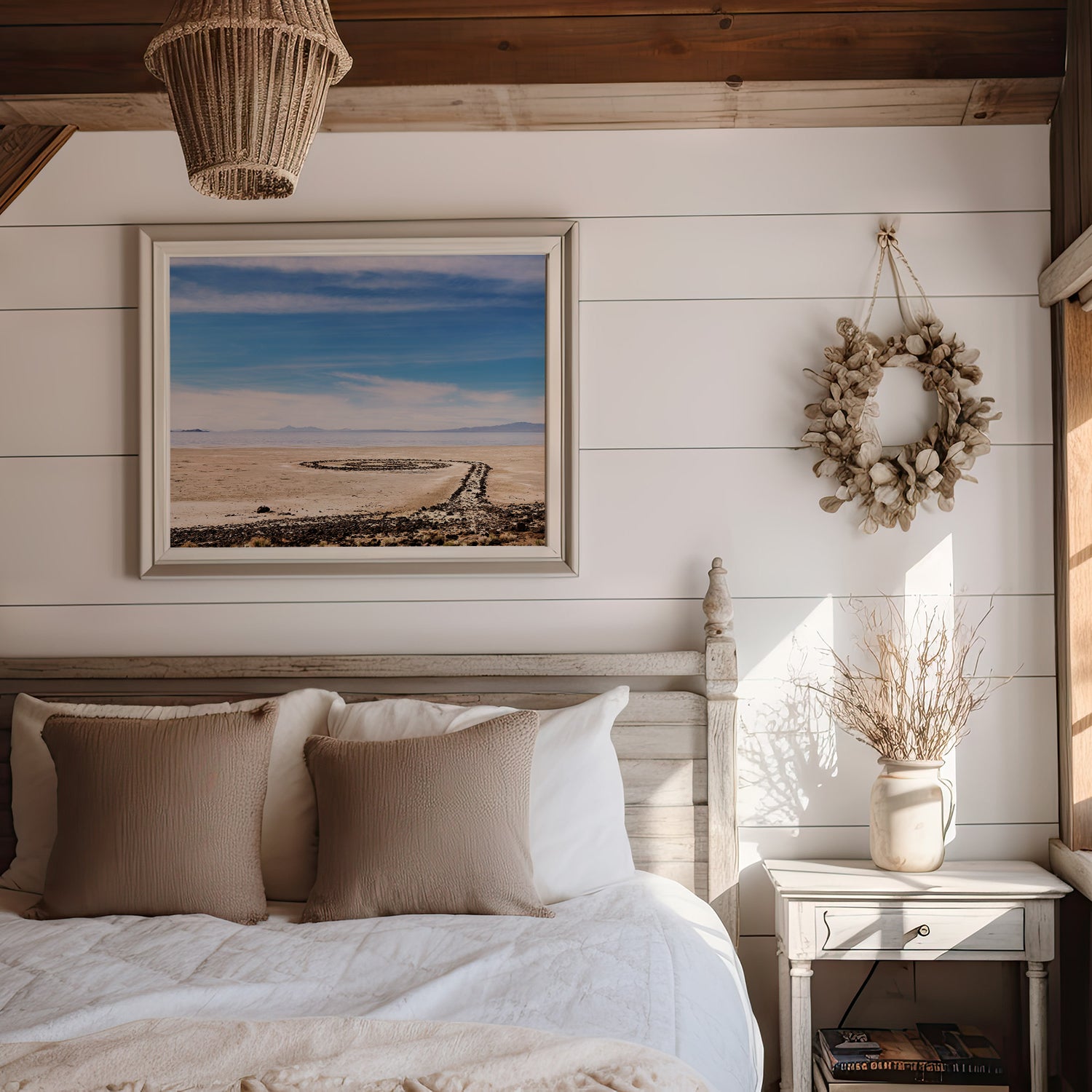 Spiral Jetty Canvas | Spiral Jetty Print | 17 Mile