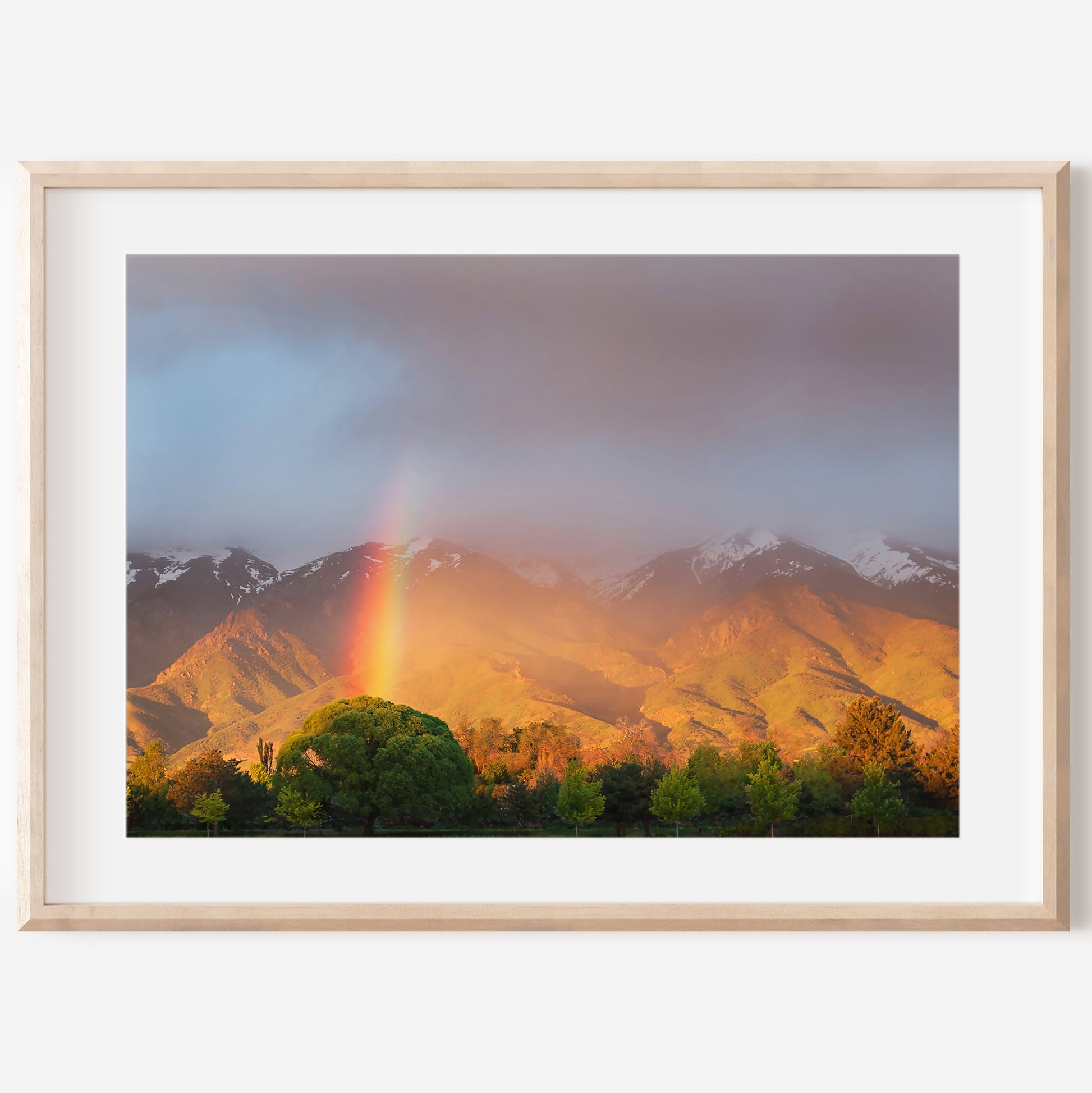 Rainbow Print Canvas | Rainbow Photography Print | 17 Mile