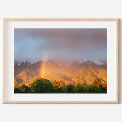Rainbow Print Canvas | Rainbow Photography Print | 17 Mile