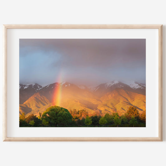 Rainbow Print Canvas | Rainbow Photography Print | 17 Mile