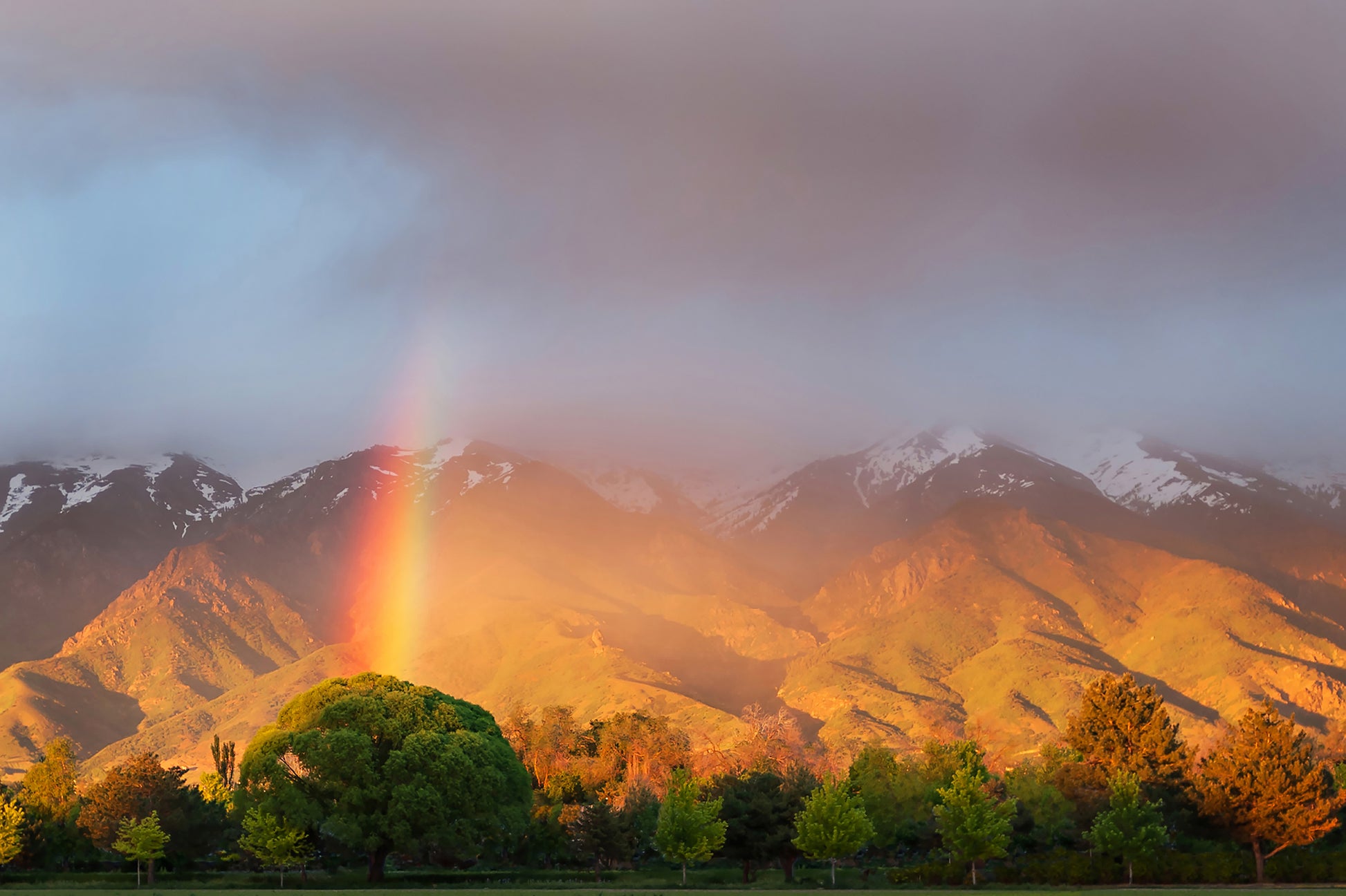 Rainbow Print Canvas | Rainbow Photography Print | 17 Mile