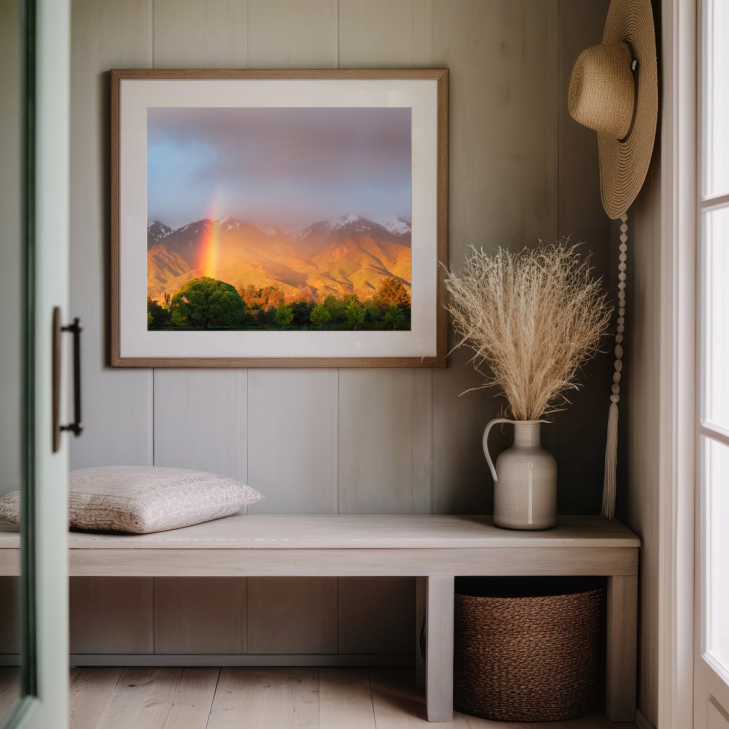 Rainbow Print Canvas | Rainbow Photography Print | 17 Mile