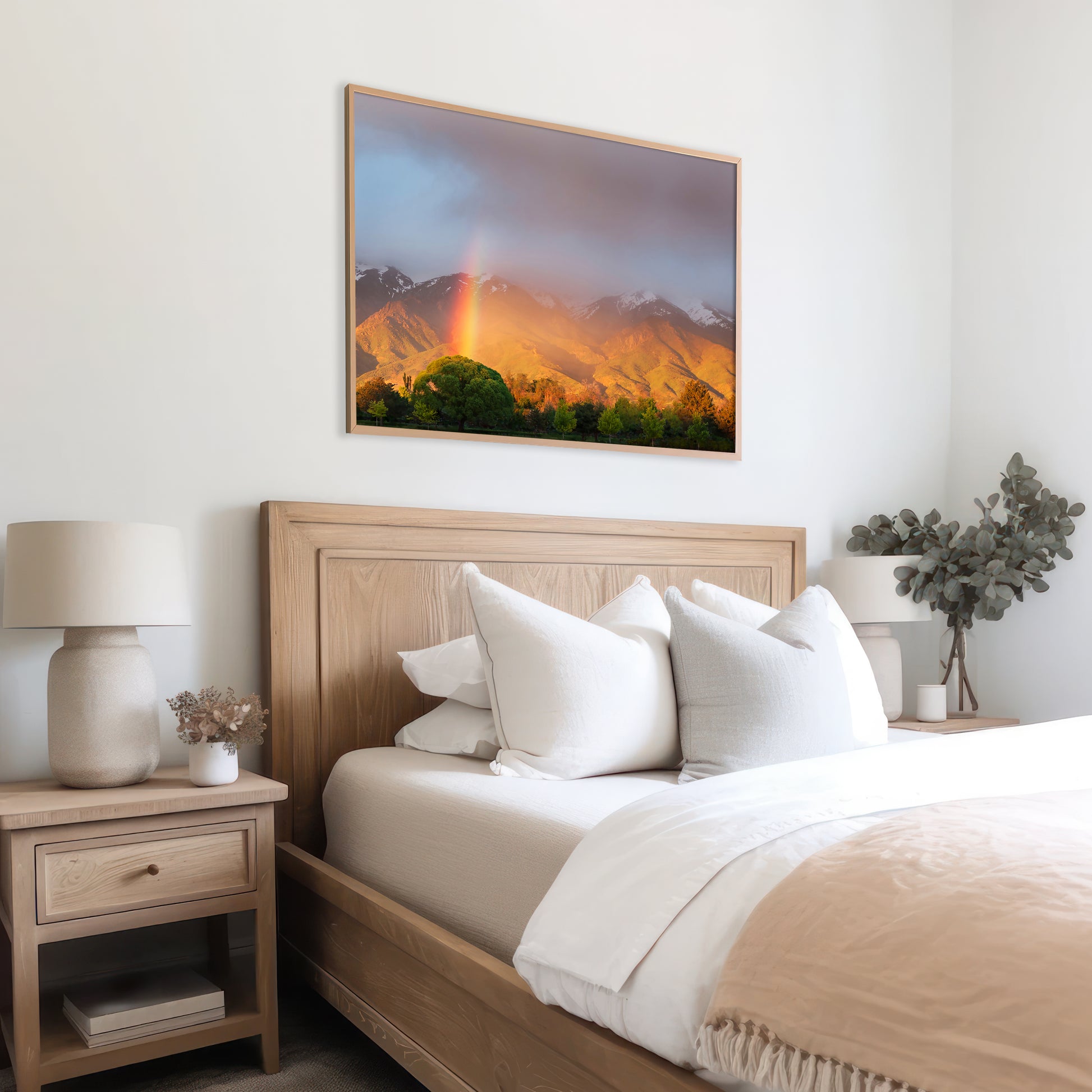 Rainbow Print Canvas | Rainbow Photography Print | 17 Mile
