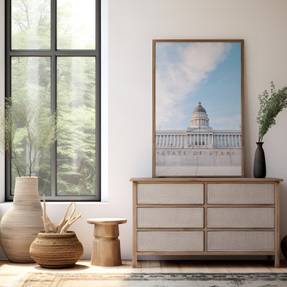 Utah Capitol Print | State Capitol Canvas | 17 Mile