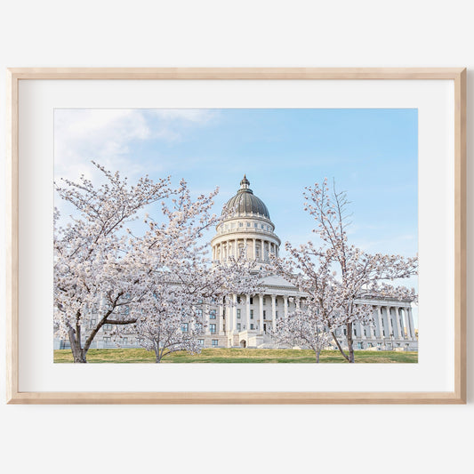 Utah State Capitol Print | Utah State Capitol Canvas | 17 Mile