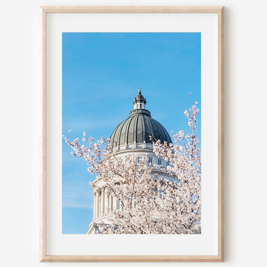 Utah Capitol Canvas | Utah Capitol Print | 17 Mile